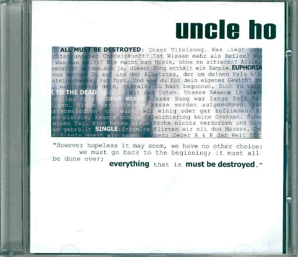descargar álbum Uncle Ho - Everything Must Be Destroyed
