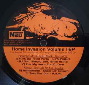 Home Invasion Volume 1 EP (1997, Vinyl) - Discogs