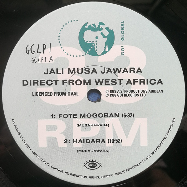 lataa albumi Jali Musa Jawara - Direct From West Africa