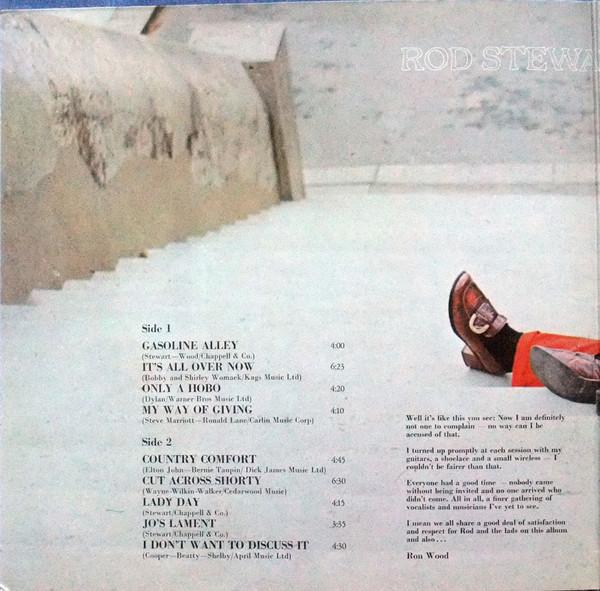 Rod Stewart – Gasoline Alley (Gatefold, Vinyl) - Discogs