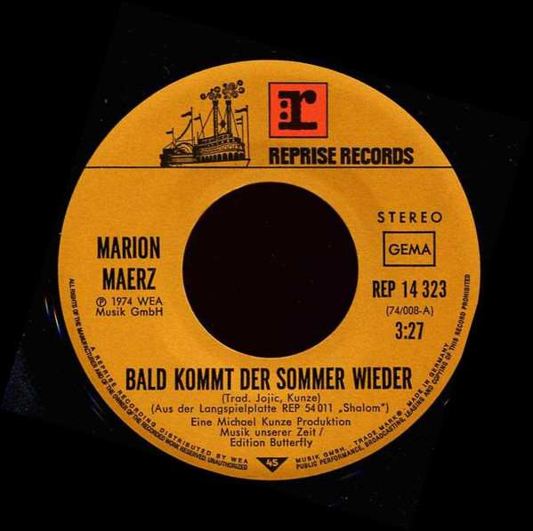 télécharger l'album Marion Maerz - Bald Kommt Der Sommer Wieder