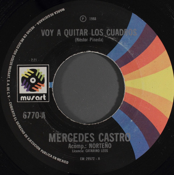 télécharger l'album Mercedes Castro - Voy A Quitar Los Cuadros
