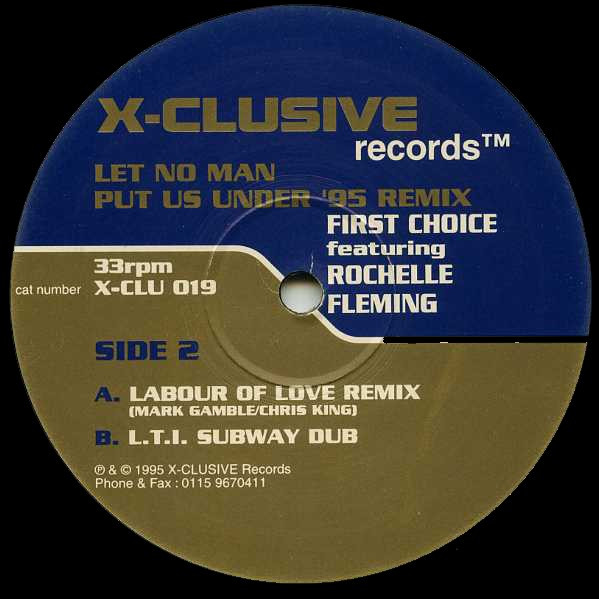 Album herunterladen First Choice Featuring Rochelle Fleming - Let No Man Put Us Under 95 Remix