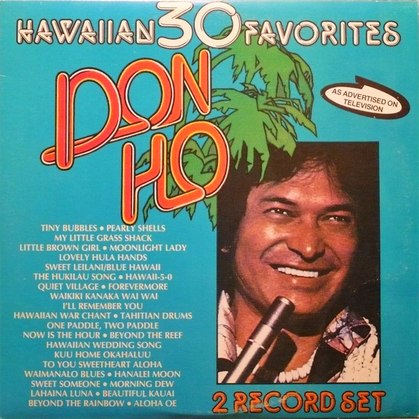 Don Ho – Hawaiian 30 Favorites (1979, Vinyl) - Discogs