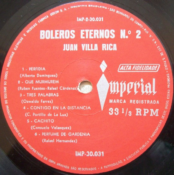 baixar álbum Juan Villa Rica And His Orchestra - Boleros Eternos Vol 02