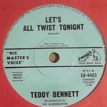 descargar álbum Teddy Bennett - Lets All Twist Tonight