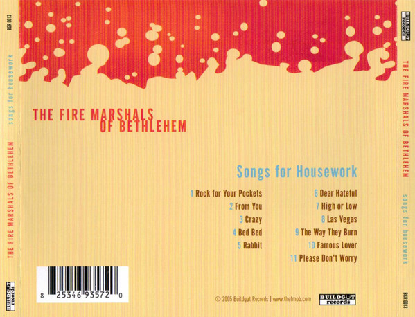 baixar álbum The Fire Marshals of Bethlehem - Songs For Housework