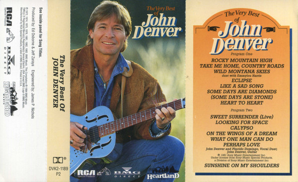 John Denver – The Very Best Of John Denver (1994, CD) - Discogs