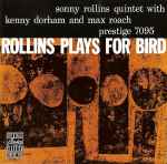 Cover of Rollins Plays For Bird, 1991, CD