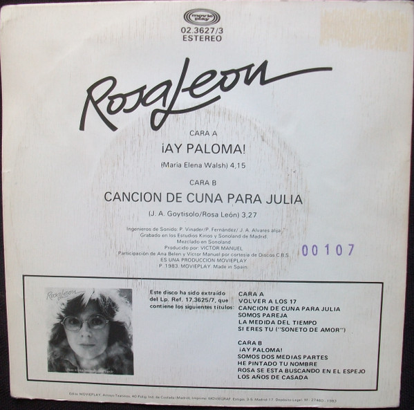 télécharger l'album Rosa León - Ay Paloma