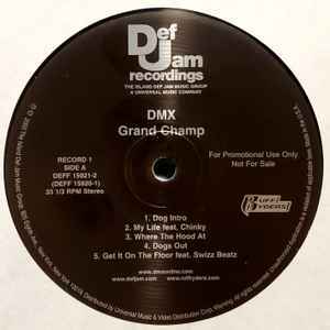 DMX Grand Champ Vinyl Decal Sticker 8.7" X 4" Rough Rider, Earl Simmons, X 