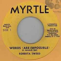 Roberta Sweed - Words (Are Impossible) album cover