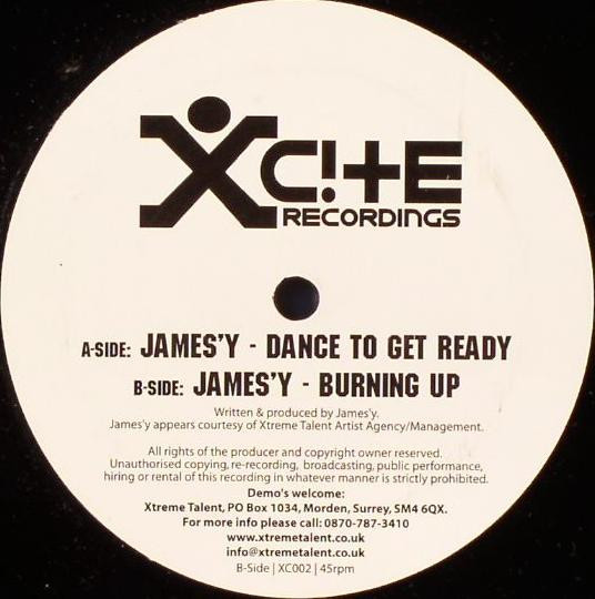 télécharger l'album James'y - Dance To Get Ready Burning Up