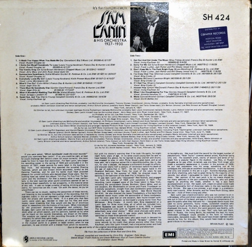 ladda ner album Sam Lanin & His Orchestra - Its Fun To Fox Trot To Sam Lanin His Orchestra 1927 1930