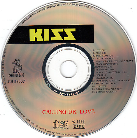 Album herunterladen Kiss - Calling Dr Love Live In Japan 88