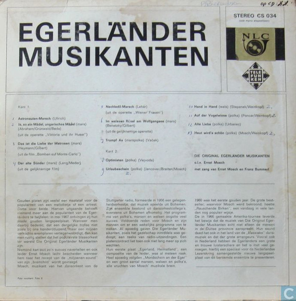 Album herunterladen Frans Bummerl, Die Egerländer Musikanten, Ernst Mosch - Egerländer Musikanten