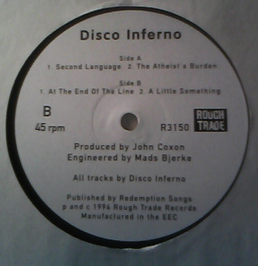 lataa albumi Disco Inferno - Second Language