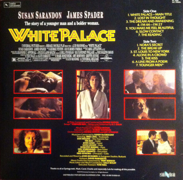 baixar álbum George Fenton - White Palace Original Motion Picture Soundtrack Loucos De Paixão