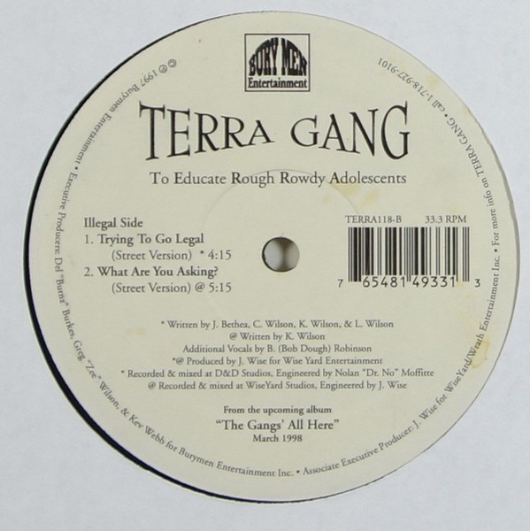 Album herunterladen Terra Gang - Trying To Go Legal