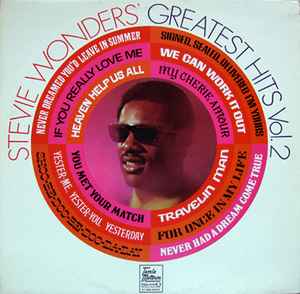 The Best Of Stevie Wonder - Greatest Hits Volume 2 (Vinyl, LP, Album, Stereo, Compilation) for sale