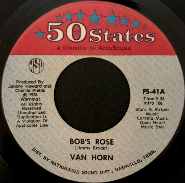 Album herunterladen Van Horn - Bobs Rose Ive Got A Friend Helping Me