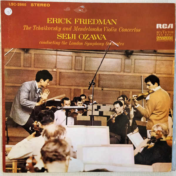 baixar álbum Erick Friedman, Seiji Ozawa conducting The London Symphony Orchestra, Tchaikovsky and Mendelssohn - Violin Concertos