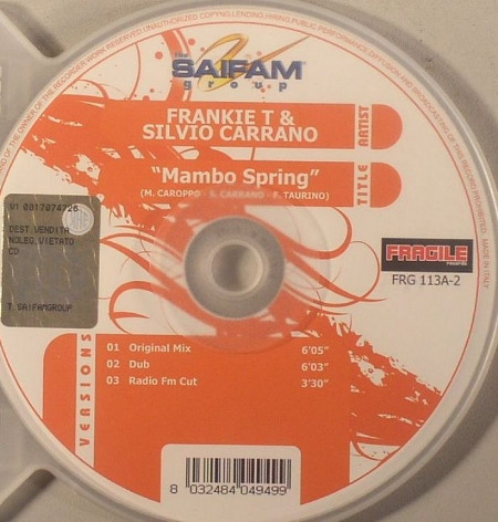 ladda ner album Frankie T Silvio Carrano - Mambo Spring