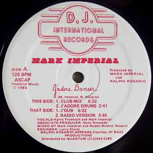 J'Adore Danser - Mark Imperial