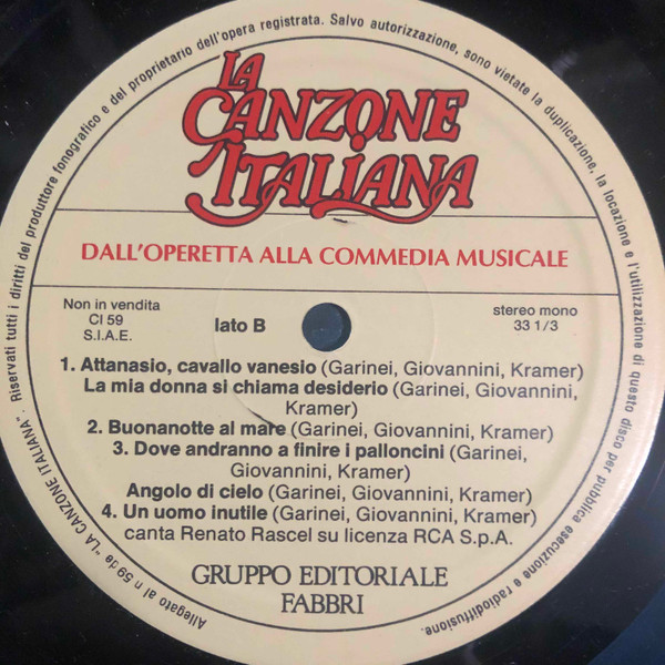 lataa albumi Renato Rascel - DallOperetta Alla Commedia Musicale