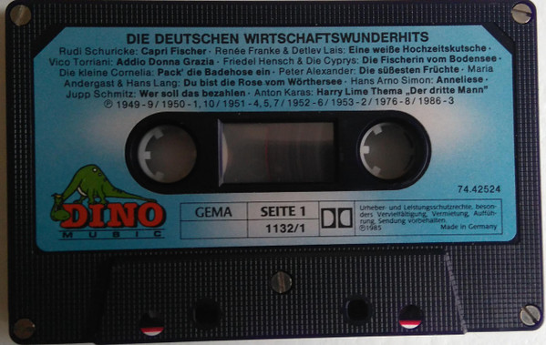last ned album Various - Die Deutschen Wirtschaftswunder Hits 1