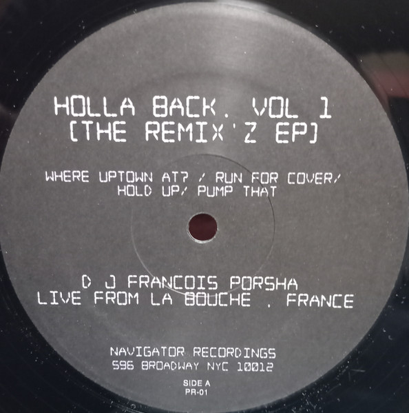 D J Francois Porsha – Holla Back. Vol 1 (Vinyl) - Discogs