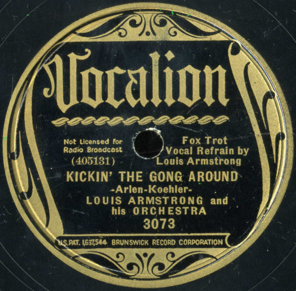 télécharger l'album Louis Armstrong And His Orchestra - Georgia On My Mind Kickin The Gong Around