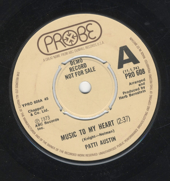 Patti Austin - Music To My Heart | Releases | Discogs