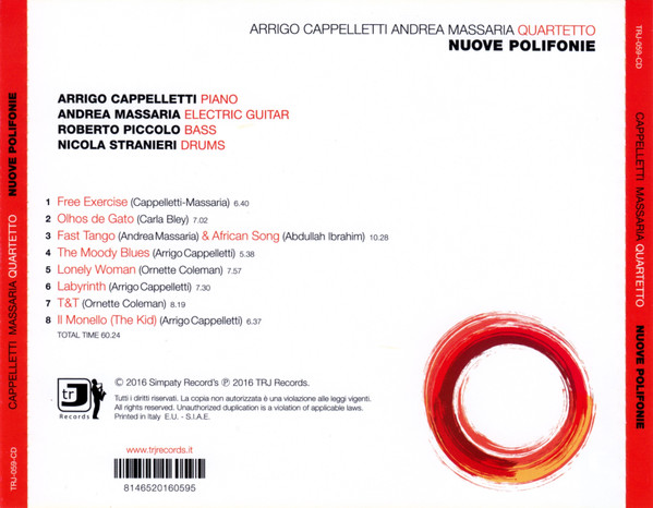Album herunterladen Arrigo Cappelletti Andrea Massaria Quartetto - Nuove Polifonie