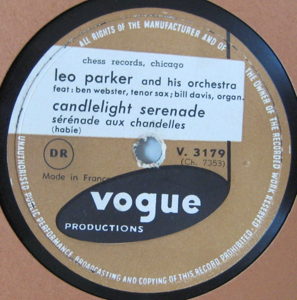 baixar álbum Leo Parker And His Orchestra - Candlelight Serenade Rock Reed