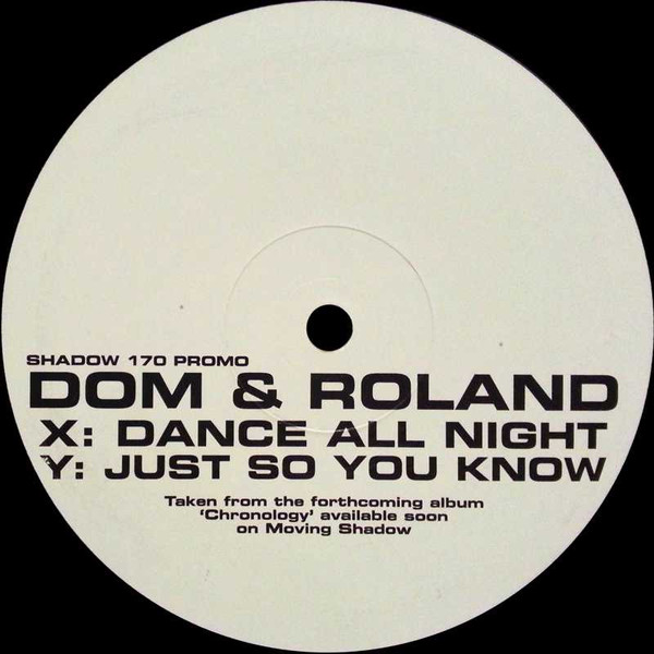 Dom & Roland – Dance All Night (2004, Vinyl) - Discogs