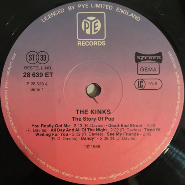 Album herunterladen The Kinks - The Story Of Pop