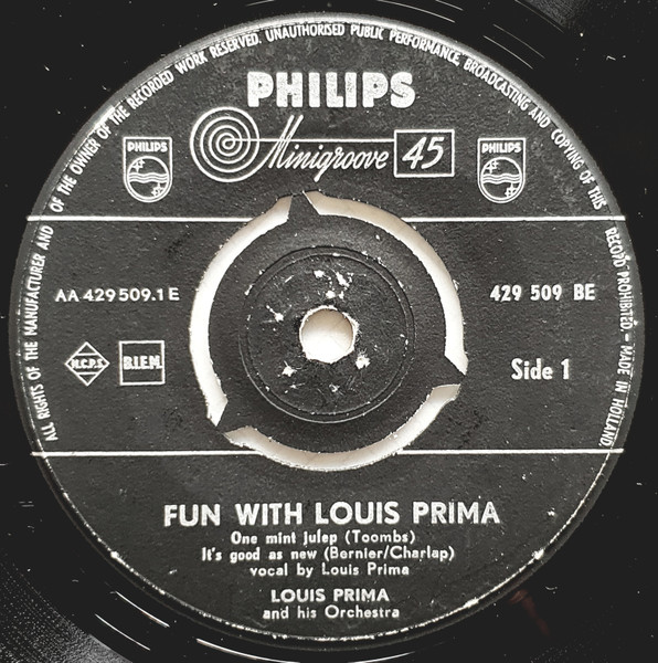 Louis Prima & Keely Smith – The Best of Louis Prima & Keely Smith (Vinyl) -  Discogs