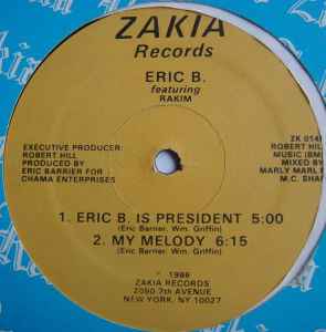 Eric B. & Rakim - Eric B. Is President  album cover