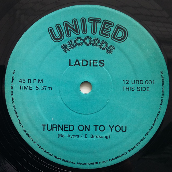 80's Ladies – Turned On To You (1986, Vinyl) - Discogs