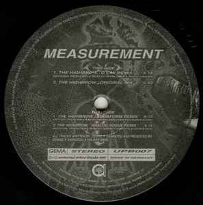 Measurement - The Highbrow EP album cover
