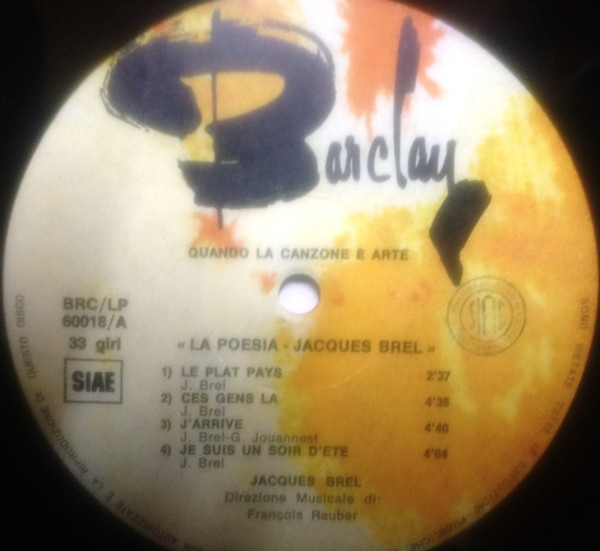 last ned album Jacques Brel - La Poesia
