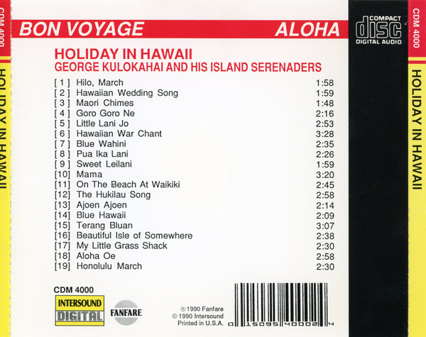 lataa albumi George Kulokahai And His Island Serenaders - Holiday In Hawaii