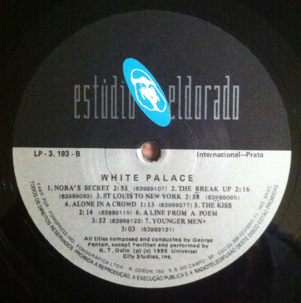 lataa albumi George Fenton - White Palace Original Motion Picture Soundtrack Loucos De Paixão