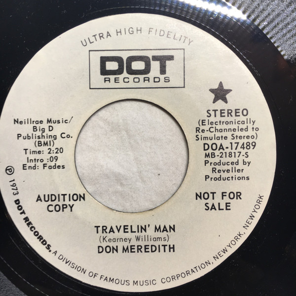 ladda ner album Don Meredith - Travelin Man