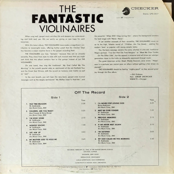 ladda ner album The Violinaires - The Fantastic Violinaires