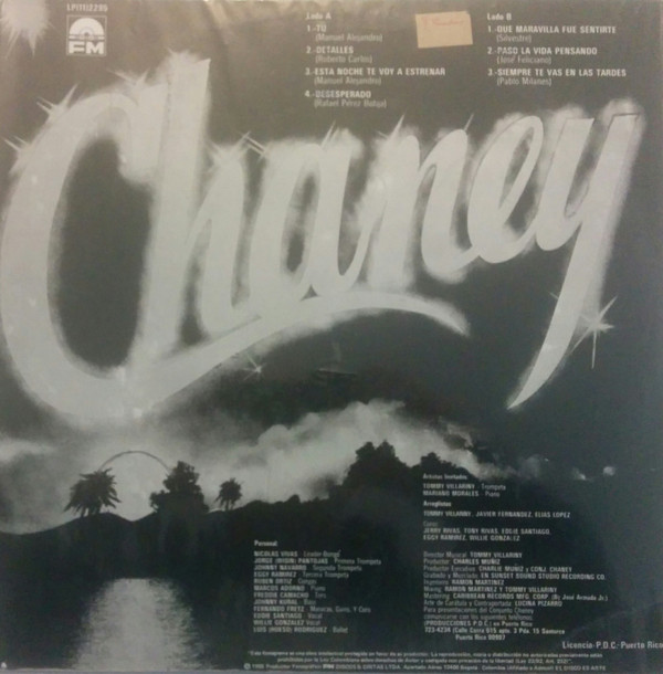 télécharger l'album Conjunto Chaney - Romance En Salsa