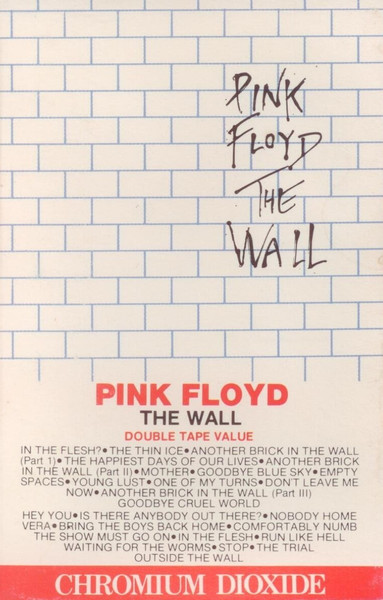 Pink Floyd the Wall, Original Harvest 1979 Cassette Tape. Play Tested,  Fabulous Original Album Portuguese -  Canada