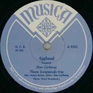 Thore Swaneruds Trio - Egghead / Cement Mixer album cover