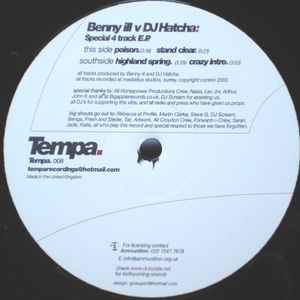 Special 4 Track E.P. - Benny Ill V DJ Hatcha